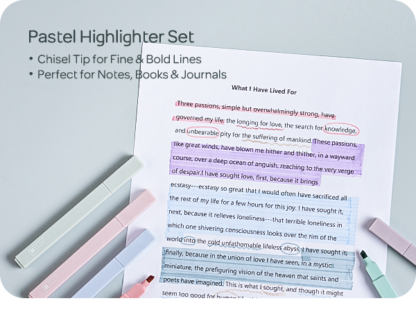 pastel highlighter
