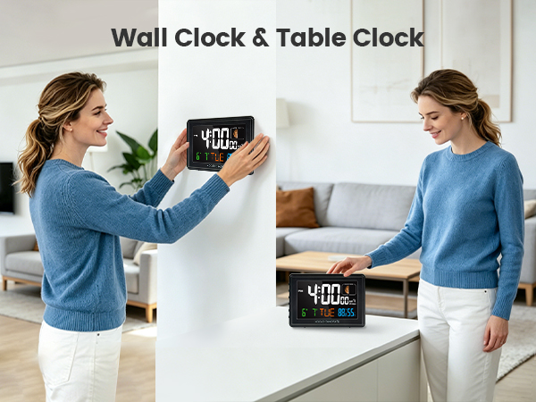 alarm clock battery operated
