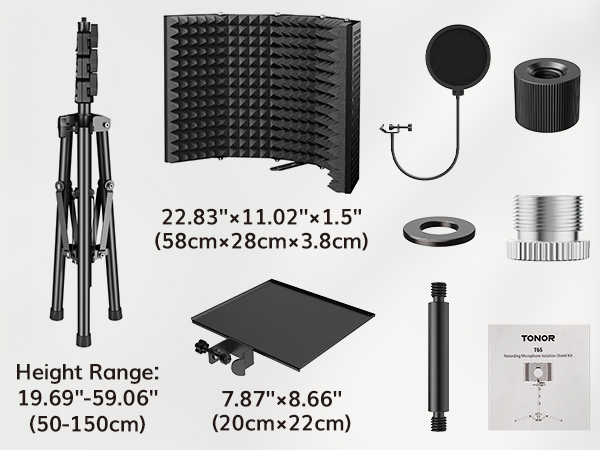 TONOR.Isolation.Shield.Pack.for.Mic