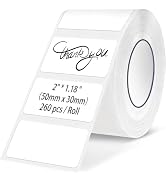 Rongta Label Tape for R22, Labels/Roll, Standard Laminated Thermal Label Tape, Waterproof, Oil-Pr...