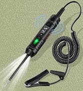 Upgraded Heavy Duty Circuit Tester with Buzzer, 3-72V DC Digital LED Test Light with Voltmeter, A...