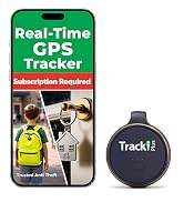 Tracki Plus GPS Tracker for Vehicles – Magnetic Waterproof LTE 4G Car Tracker, Strong 1950 mAh Ba...
