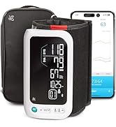 Greater Goods Bluetooth Blood Pressure Monitor with Automatic Upper Arm Cuff, App-Enabled for iOS...