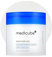medicube Toner Pads Zero Pore Pad 2.0 | Dual-Textured Facial Pad for Exfoliation and Pore Care wi...