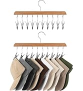 StorageWorks Hat Rack, Closet Organizer and Storage for Baseball Caps,Set of 2 with 10 Adjustable...