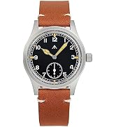 TACTICAL FROG Militado D12 Military Watches VD78 Quartz C3 Super Luminous Bubble Glass Aviation W...