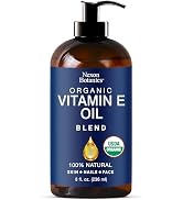 Organic Vitamin E Oil Blend 8 fl oz - Made from Pure, Natural Oils for Skin, Scars & Face - Aceit...