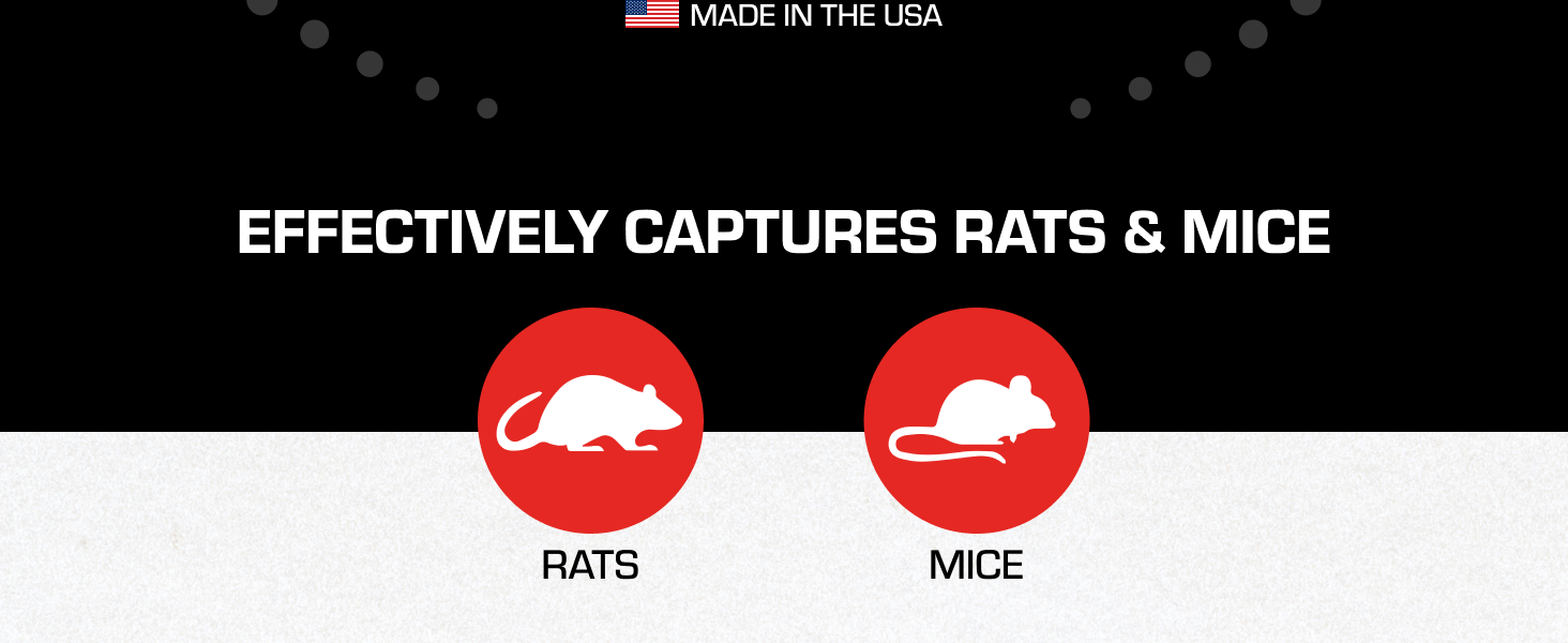 Effectively Captures Rats and Mice