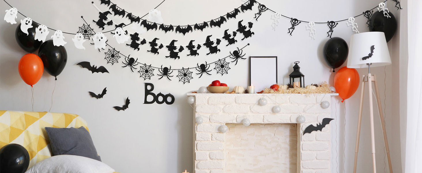 Halloween Glittery Banner