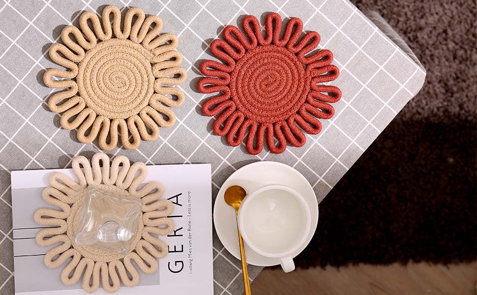 Potholders Set Trivets Set