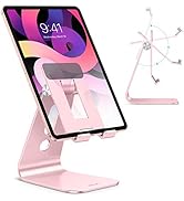OMOTON Adjustable Tablet Stand for Desk, Upgraded Longer Arms for Greater Stability, T2 Tablet Ho...
