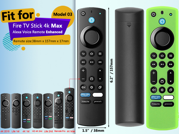 Firestick 4K Max remote sleeve