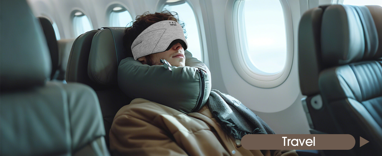 sleep mask with bluetooth headphones