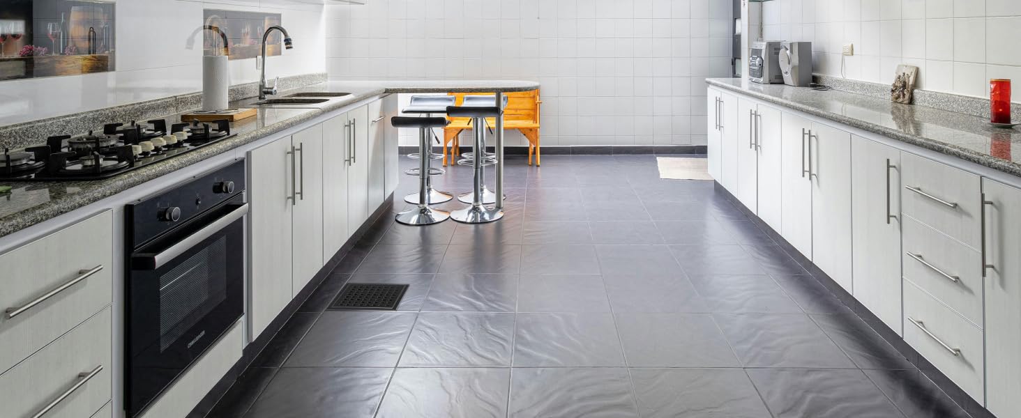 black square shower drain