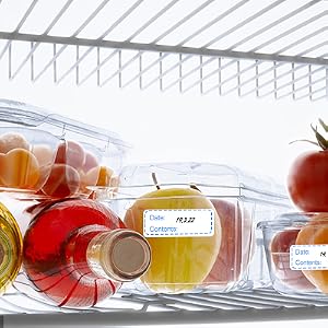 Removable Food Labels Cooler Food Storage Freezer Stickers Refrigerator Labels