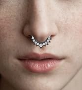 fake septum black 625