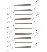 SelHeng 10Pcs Spring with 2 Clips Used Singly or in Combination to Hold Rabbit Water Dispenser Dr...