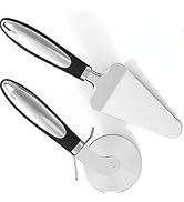Stainless Steel Pizza Cutter Wheel,Sharp Pizza Slicer for Cutting,Kitchen Pizza Cutter With Rocke...