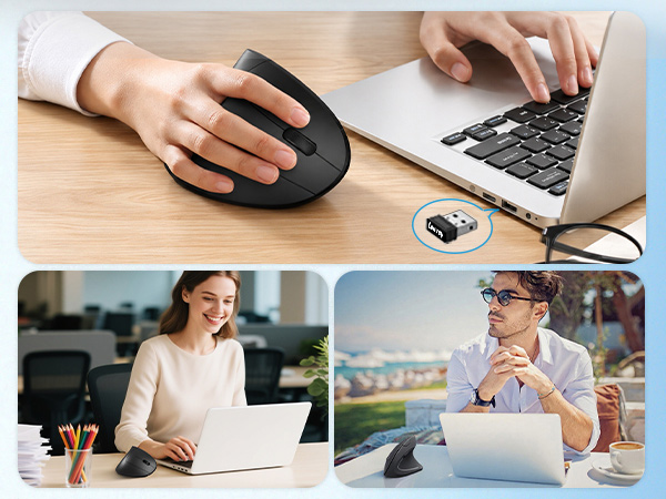 wireless ergonomic mouse