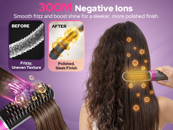 straightener brush