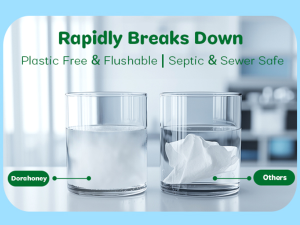 flushable travel wipes