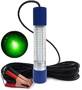 OROOTL Underwater Fishing Light Super Bright 2600 Lumens 10.8W 12V-24V LED Submersible Fishing Ba...