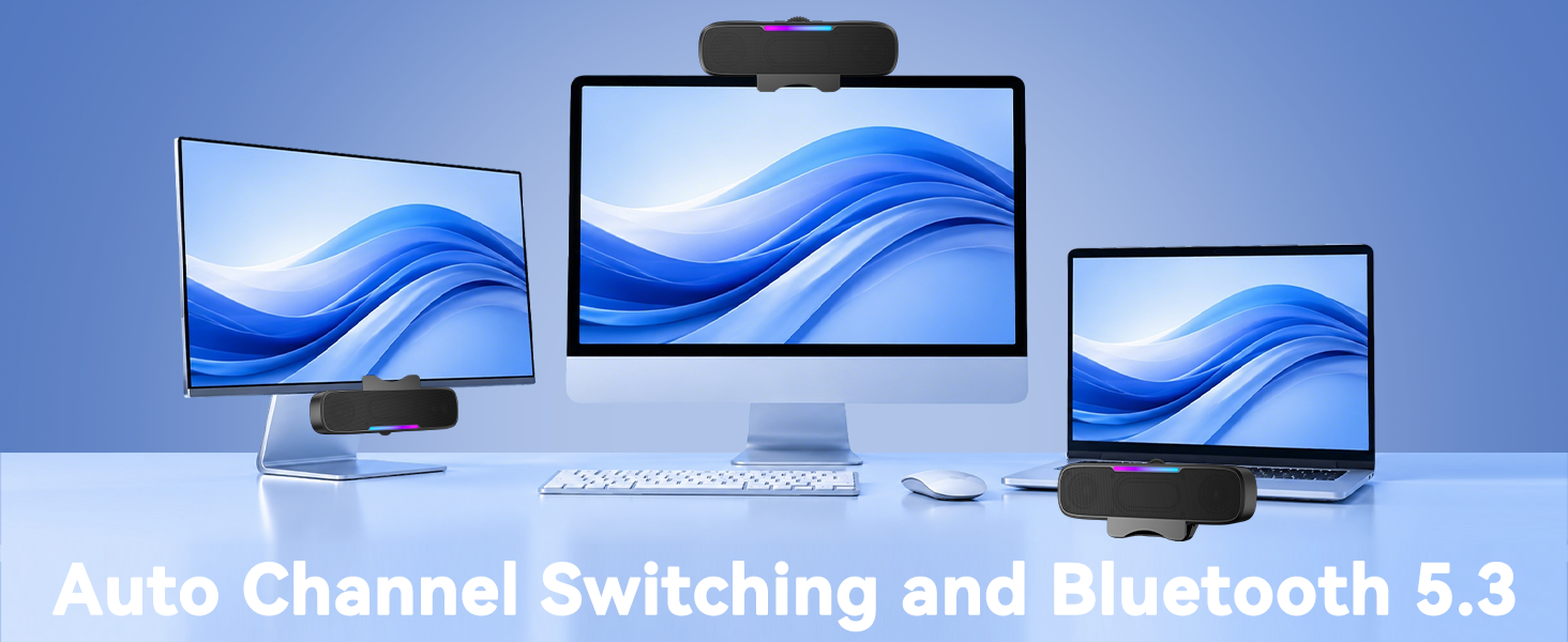 Auto Channel Switching and Bluetooth Wireless Speaker