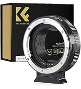 K&F Concept EF to EOS R Adapter, Auto Focus Lens Mount Adapter for EF EF-S Lens Compatible with C...