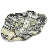 Cloud Marble Bathroom Vanity Tray, Natural Luxury Marble Home Kitchen Bathroom Table Tray, Stone ...