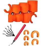 Vorhixa 12 Pcs 1/4-1 Inch Depth Gauge and Pipe Deburring Tool, Removal Tools Set for Sharkbite Fi...