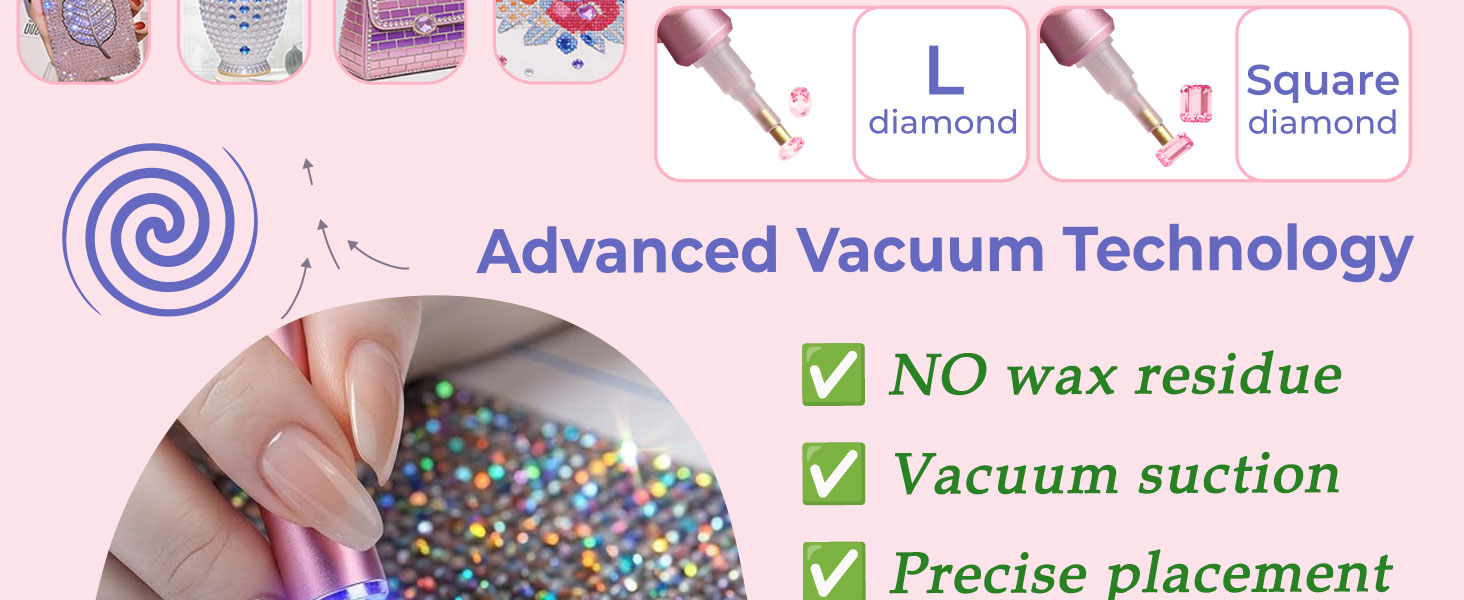 vacuum diamond art pen