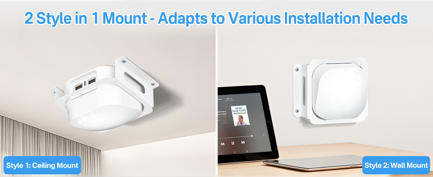 Metal Ceiling / Wall Mount Holder for eero 6 Plus and eero 6