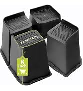 Yookwutar Bed Risers 2 inch, 3 inch, 4 inch, 6 inch, 8 inch Heavy Duty, Oversized Furniture Riser...
