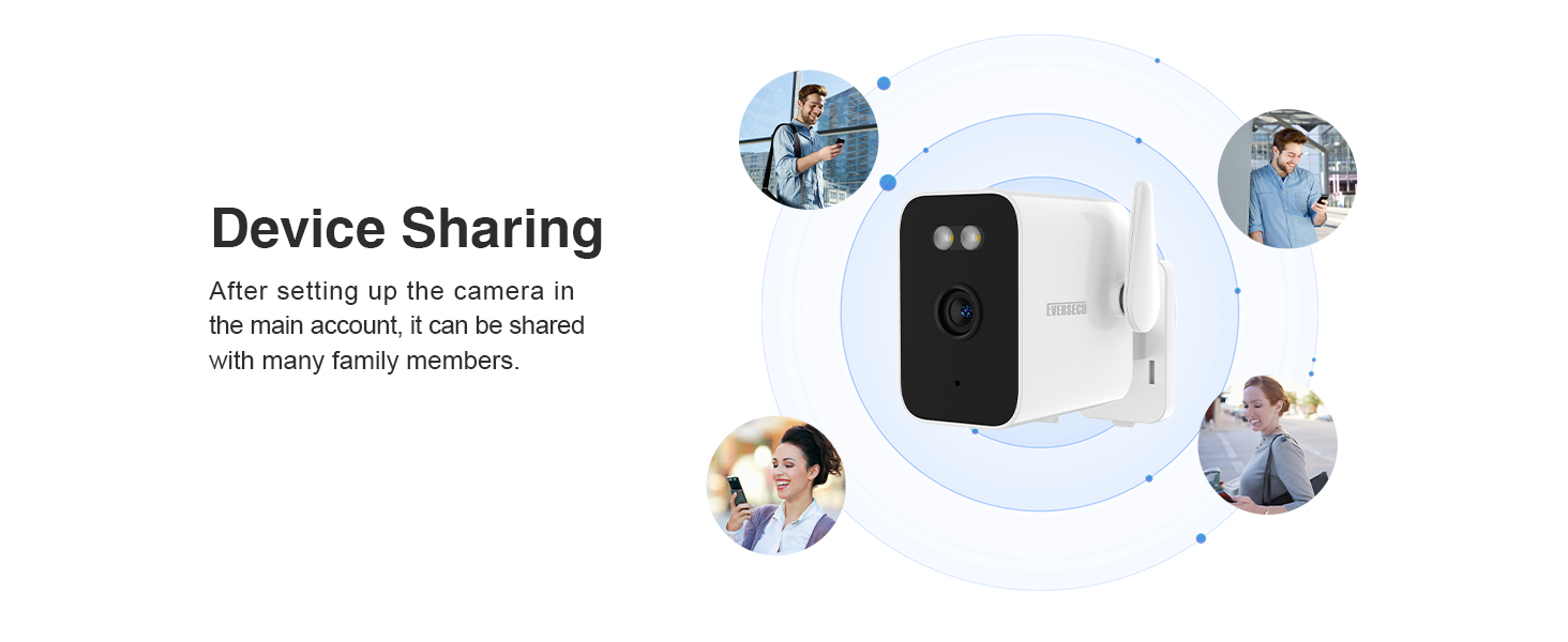 2K Outdoor WiFi BulletCam 5000mA Built-in Batt PowerOutage Human Detection Alexa SD Cloud ONVIF RTSP