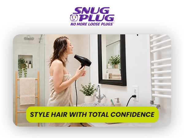 snug plug no more loose plugs styler hair with total confidence
