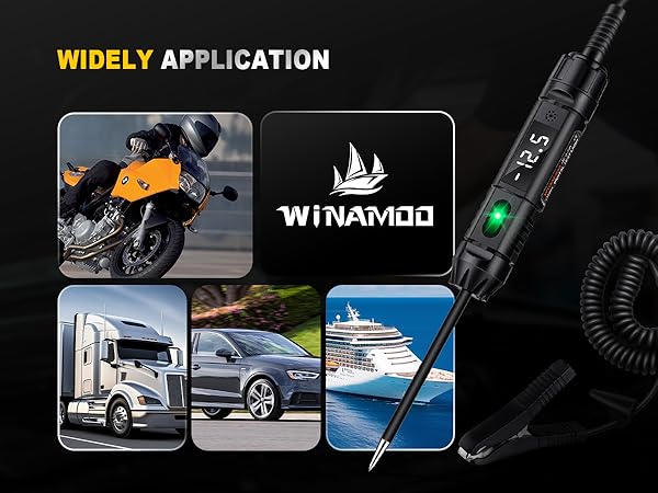 buzzer circuit tester with sharp probe & protector & large clip