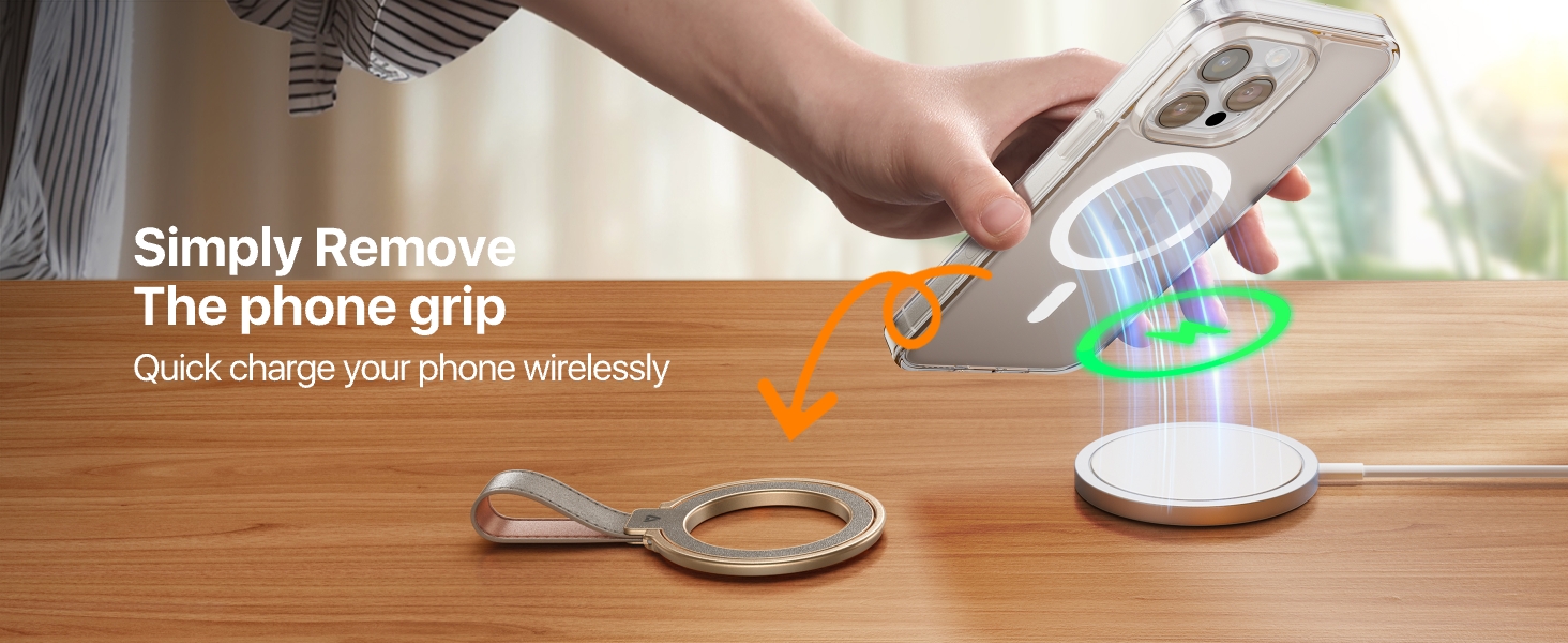magnetic phone grip