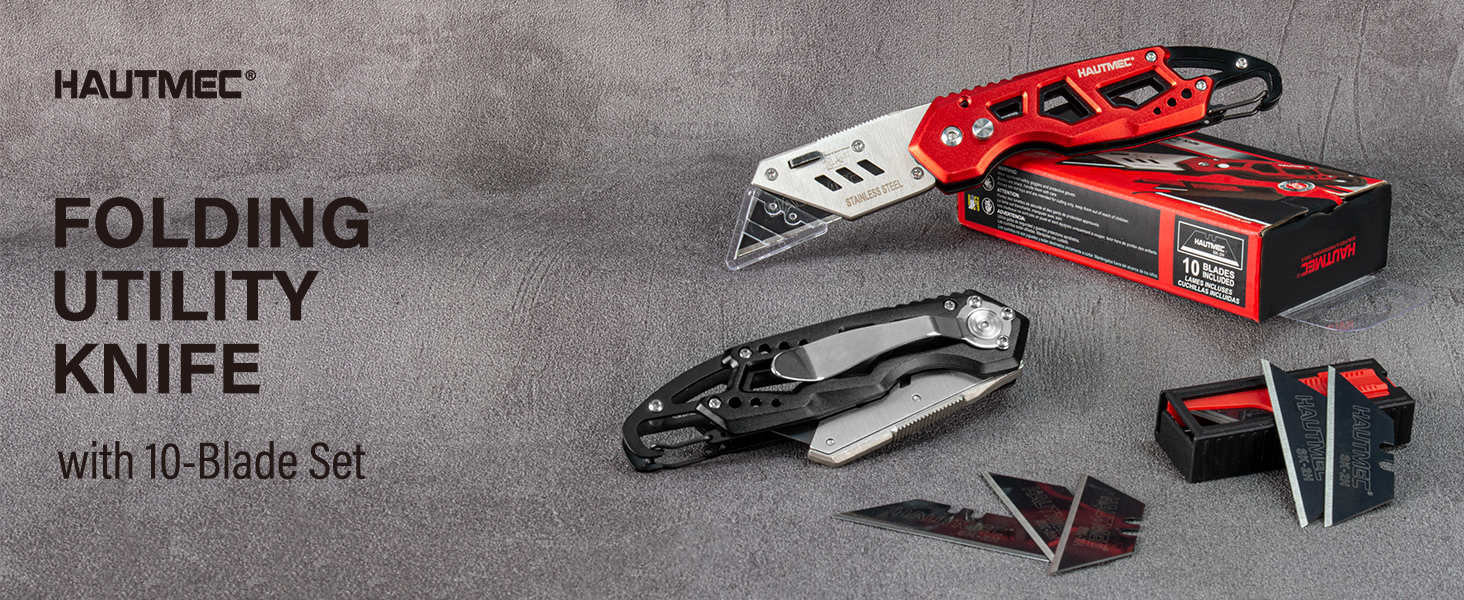 HAUTMEC FOLDING UTILITY KNIFE