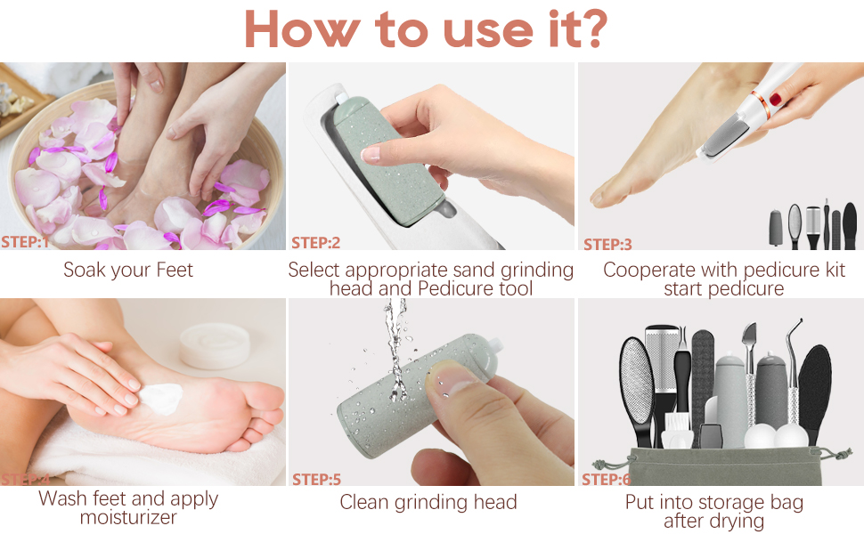 Haootadiy Electric Foot Callus Remover