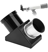 1.25" 90 Degree Diagonal Adapter Erecting Image Positive Prism Optic Mirror for Telescope Eyepiec...