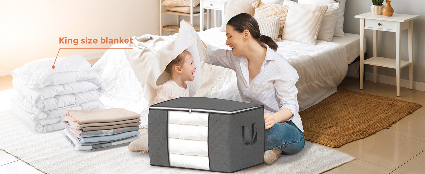 storage bins with lids