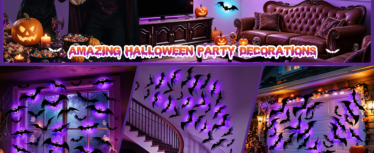 bats halloween decorations