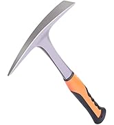 Rock Pick,Forged Brick Hammer, Geologist Rock Pick, Mason's/Bricklayer's Hammer-28 oz Masonary To...
