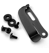 Metal Belt Clip Set for Knife Sheaths, Holster Waist Clips, for Knife Sheaths, Holster Making, Black