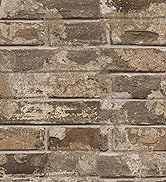 Brown Brick Wallpaper Peel and Stick