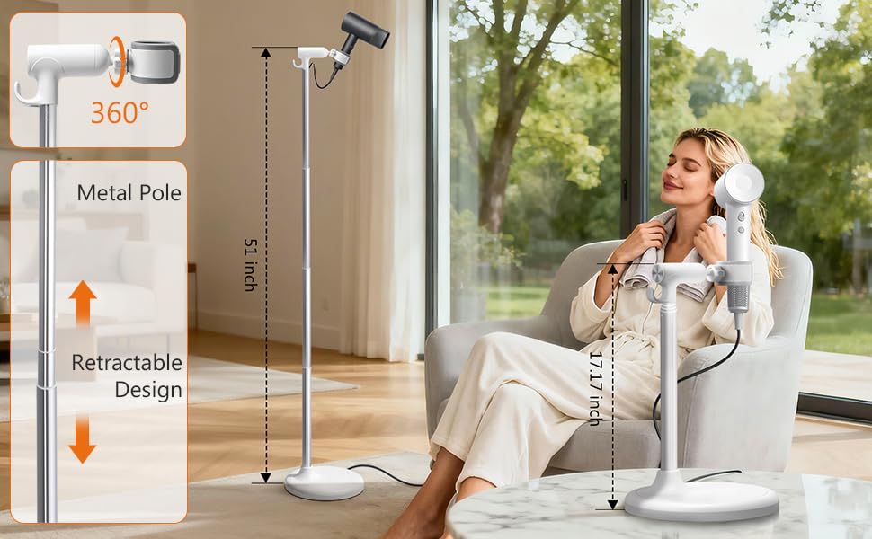 hair dryer stand