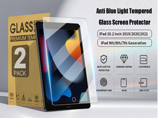 iPad 9th generation anti blue light screen protector