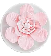 Essential Oil Passive Flower Diffuser -Non-Electric Porcelain Aromatherapy Diffusers for Small Mi...