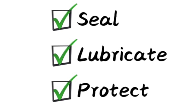 Seals, Lubricates, and Protects