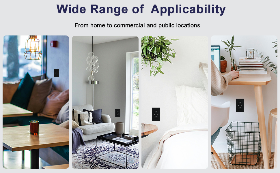 kitchen bathroom charging usb c usb a